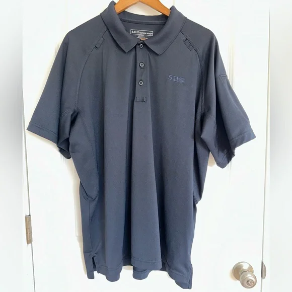 Men’s 5.11 Tactical Series Polo Black - Picture 5 of 16